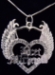Bret Michaels Winged Heart Necklace