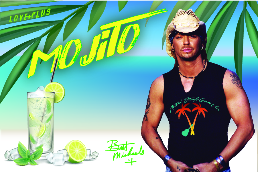 Mint Mojito LOvE+PLuS Candle Jar - ALMOST GONE! Bret Michaels, Brett Michaels, Bret Micheals, Brett Micheals, LIfestyle, Style, Life, Collection, Home, Inspiration, gifts, candle, LOVE+PLUS, mint mojito, spring