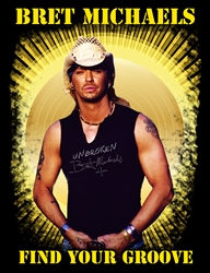 Find Your Groove Tee - LIMITED QUANTITIES REMAIN Bret Michaels, Brett Michaels, Bret Micheals, Brett Micheals, LIfestyle, tee, shirt, find your groove